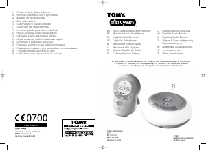 Manual TOMY TF550 Digital Audio Baby Monitor