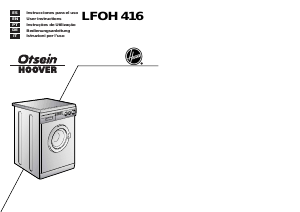 Handleiding Otsein-Hoover LB LFOH 416 Wasmachine