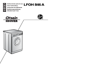 Handleiding Otsein-Hoover LB LFOH 846 A Wasmachine