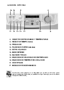 Manual de uso Otsein-Hoover OHTV 914.6-37AAA Lavadora