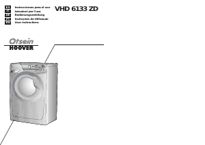 Handleiding Otsein-Hoover VHD 6133ZD-37 Wasmachine