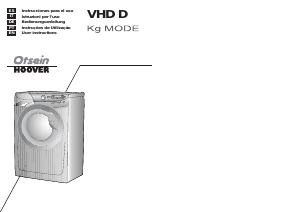 Handleiding Otsein-Hoover VHD 8116D-37 Wasmachine