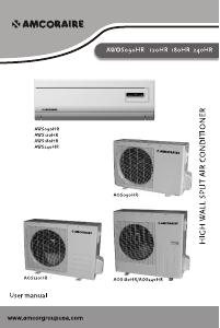 Manual Amcor AOS 090HR Air Conditioner