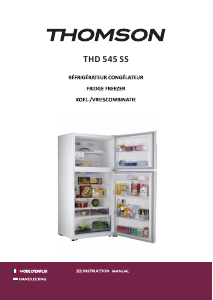 Mode d’emploi Thomson THD 545 SS Réfrigérateur combiné
