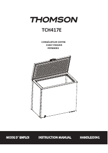 Handleiding Thomson TCH 417 E Vriezer