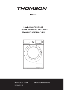 Handleiding Thomson TW 714 Wasmachine