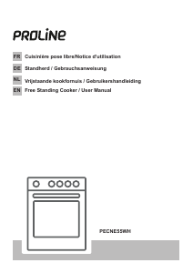 Mode d’emploi Proline PEC NE55 WH Cuisinière