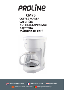 Mode d’emploi Proline CM75 Cafetière