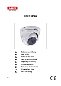 Mode d’emploi Abus HDCC31500 Caméra de surveillance