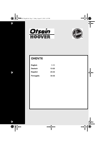 Manual Otsein-Hoover OHDV 7 X Máquina de secar roupa