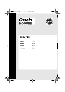Handleiding Otsein-Hoover OHDV 7 EX Wasdroger