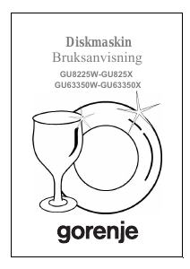 Bruksanvisning Gorenje GU63350W Diskmaskin