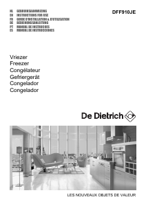 Manual De Dietrich DFF910JE1 Freezer