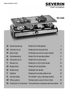 Manual Severin RG 2346 Raclette Grill