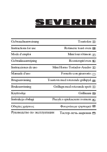 Manual de uso Severin TO 9260 Horno
