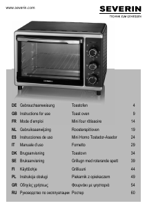 Manual Severin TO 2057 Oven
