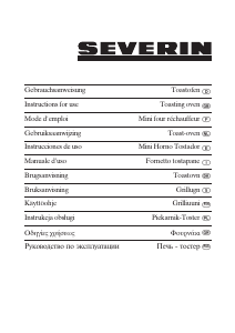 Руководство Severin TO 2015 духовой шкаф