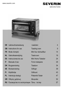 Manual Severin TO 2053 Oven