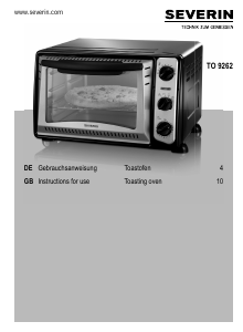 Bedienungsanleitung Severin TO 9262 Backofen