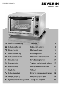 Manual Severin TO 2035 Oven