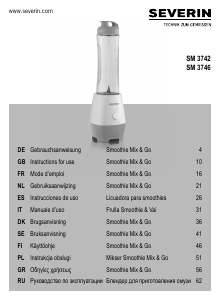 Manual Severin SM 3742 Blender