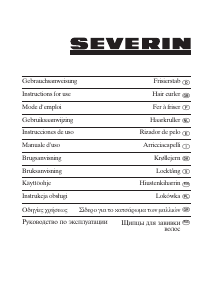 Brugsanvisning Severin FS 6807 Krøllejern