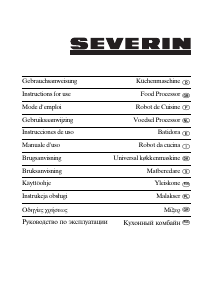 Manual de uso Severin KM 3882 Robot de cocina