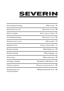 Manuale Severin MW 9628 Microonde
