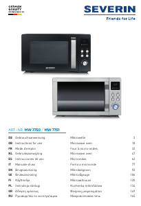 Manual Severin MW 7751 Microwave