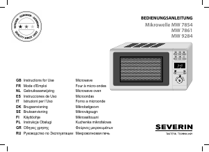 Manuale Severin MW 9284 Microonde