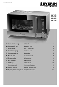 Manuale Severin MW 9663 Microonde