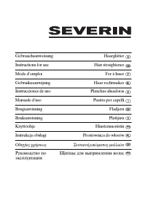 Bruksanvisning Severin HC 6816 Plattång