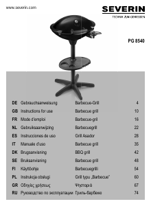 Manuale Severin PG 8540 Barbecue