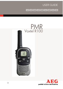 Mode d’emploi AEG Voxtel R100 Talkie-walkie