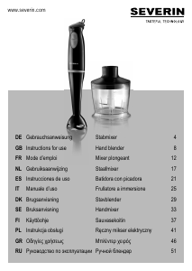 Manual de uso Severin SM 3733 Batidora de mano