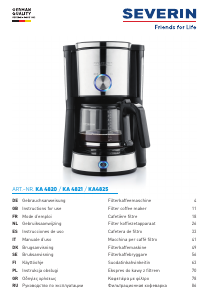 Manual Severin KA 4820 Coffee Machine