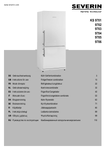 Manual Severin KS 9704 Fridge-Freezer