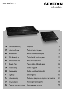 Instrukcja Severin KP 1070 Płyta do zabudowy