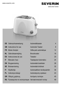 Manual Severin AT 2583 Toaster