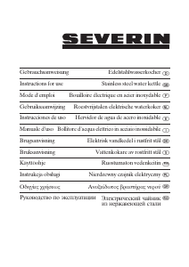 Manuale Severin WK 9635 Bollitore