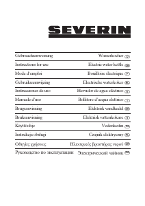 Instrukcja Severin WK 3303 Czajnik