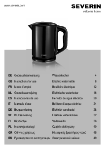 Mode d’emploi Severin WK 3386 Bouilloire