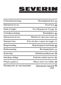 Manual de uso Severin BA 3233 Plancha