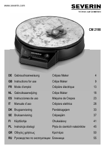 Manual Severin CM 2198 Crepe Maker