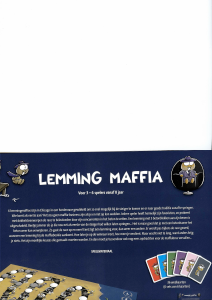 Handleiding 999 Games Lemming Maffia