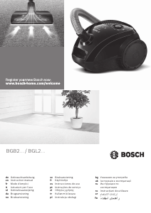 Bruksanvisning Bosch BGB2UCARP Støvsuger