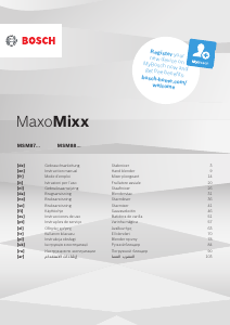 Käyttöohje Bosch MSM88190 MaxoMixx Sauvasekoitin