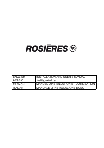 Manuale Rosières RHC 638/1 GR Cappa da cucina