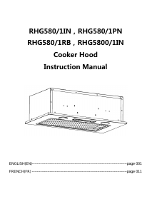 Manual Rosières RHG 580/1 RB Cooker Hood