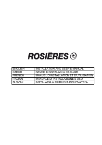 Manuale Rosières RDTI 6500/1 IN Cappa da cucina